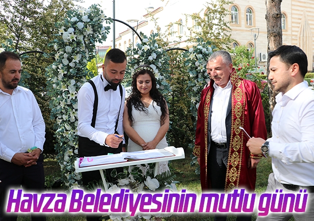 Havza Belediyesinin mutlu günü