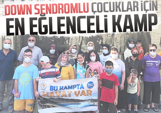 Down sendromlu çocuklar için en eğlenceli kamp