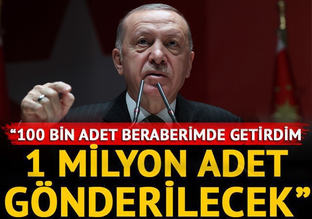 Cumhurbaşkanı Erdoğan anlaşma sonrası duyurdu! '1 milyon doz Sinovac gönderilecek'