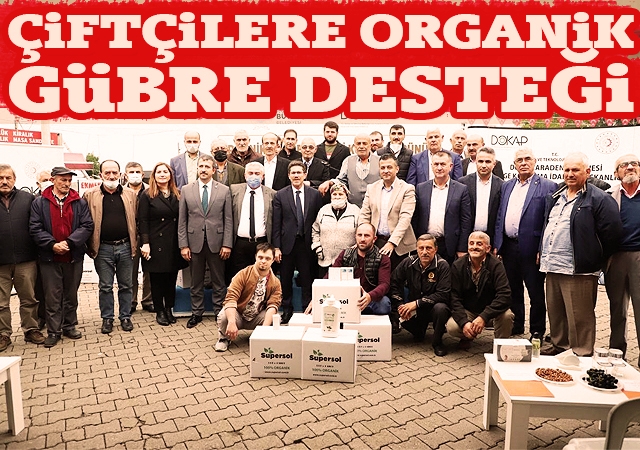 Çiftçilere Organik Gübre Desteği