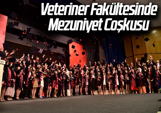 Veteriner Fakültesinde Mezuniyet Coşkusu