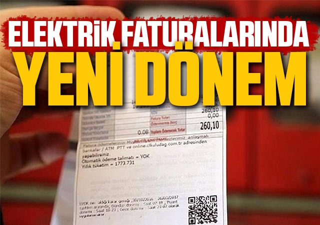 Elektrik faturalarında TRT payı kaldırılıyor