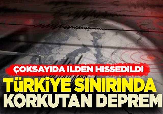 5,3 Büyüklüğünde Deprem