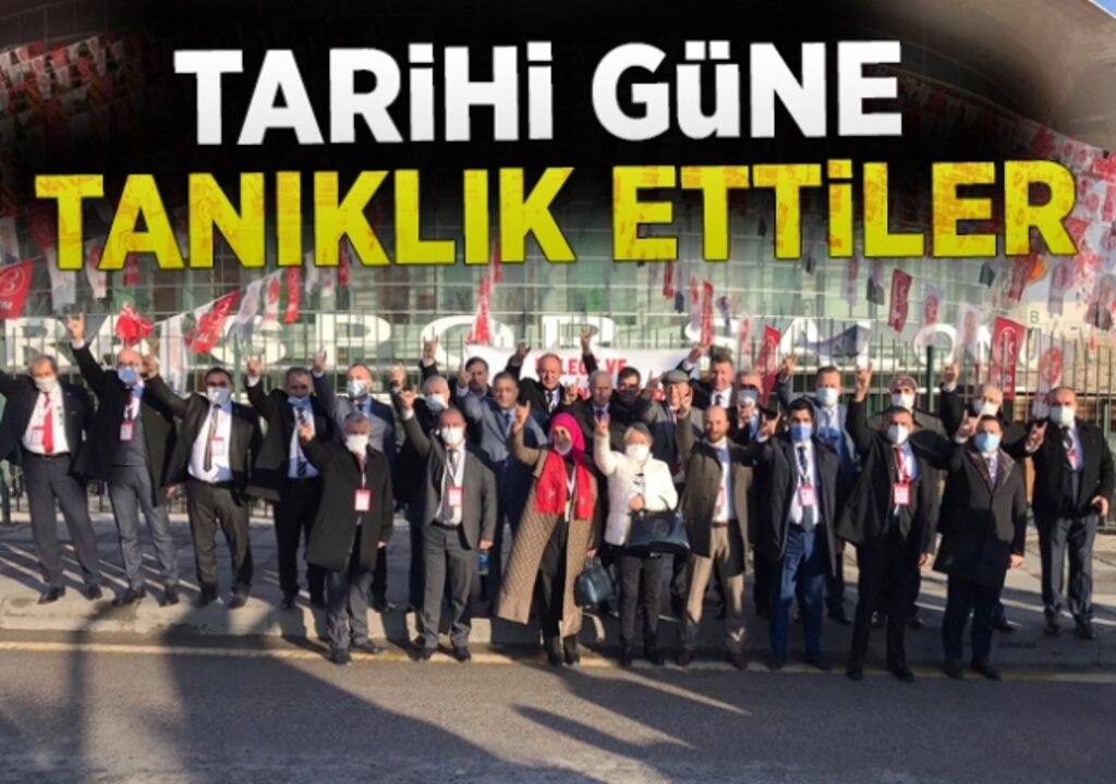 Tarihi Güne Tanıklık Ettiler