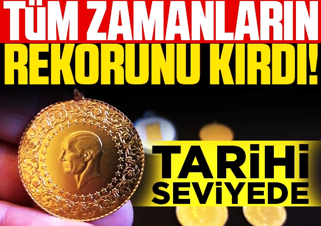 Gram altın 570 liraya yükselerek tarihi rekor kırdı
