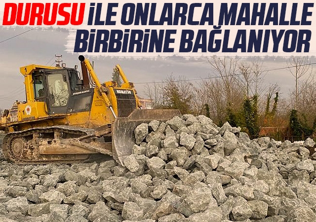 Durusu ile onlarca mahalle birbirine bağlanıyor