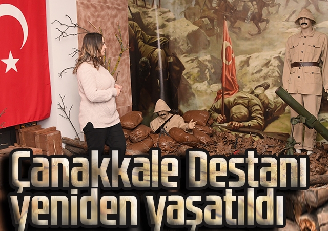 Çanakkale Destanı yeniden yaşatıldı