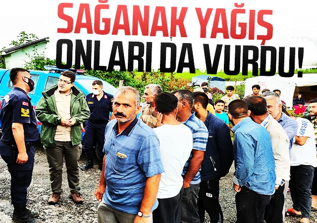Sağanak Yağış Onları Da Vurdu!