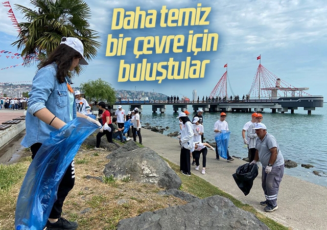 Samsun'da Daha temiz bir çevre için buluştular