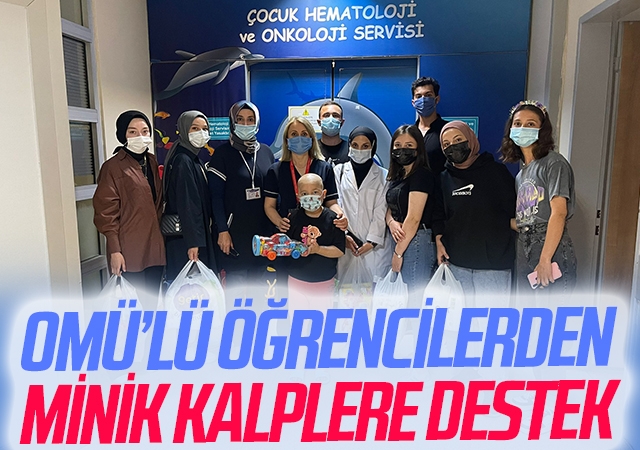 OMÜ’lü Öğrencilerden Minik Kalplere Destek Projesi