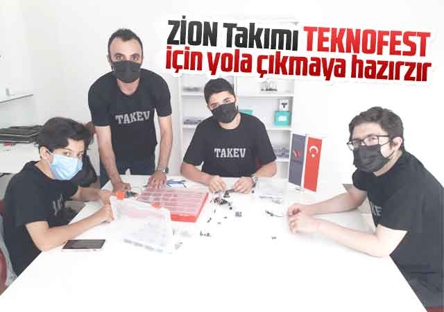 ZİON Takımı, TEKNOFEST için yola çıkmaya hazır