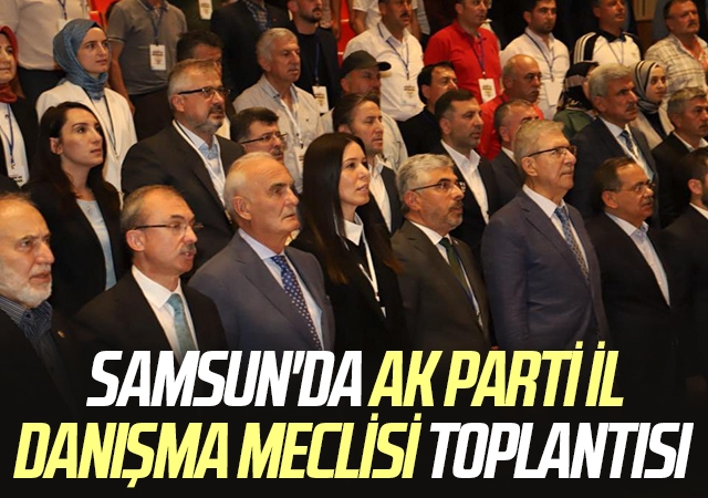 Samsun'da AK Parti İl Danışma Meclisi toplantısı gerçekleşti