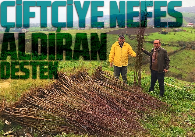 Çiftçiye nefes aldıran destek
