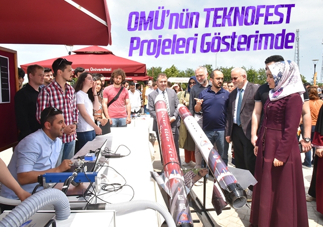 OMÜ’nün TEKNOFEST Projeleri Gösterimde