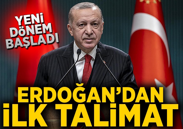 Cumhurbaşkanı Erdoğan'dan AK Parti'nin yeni kadrosuna ilk talimat