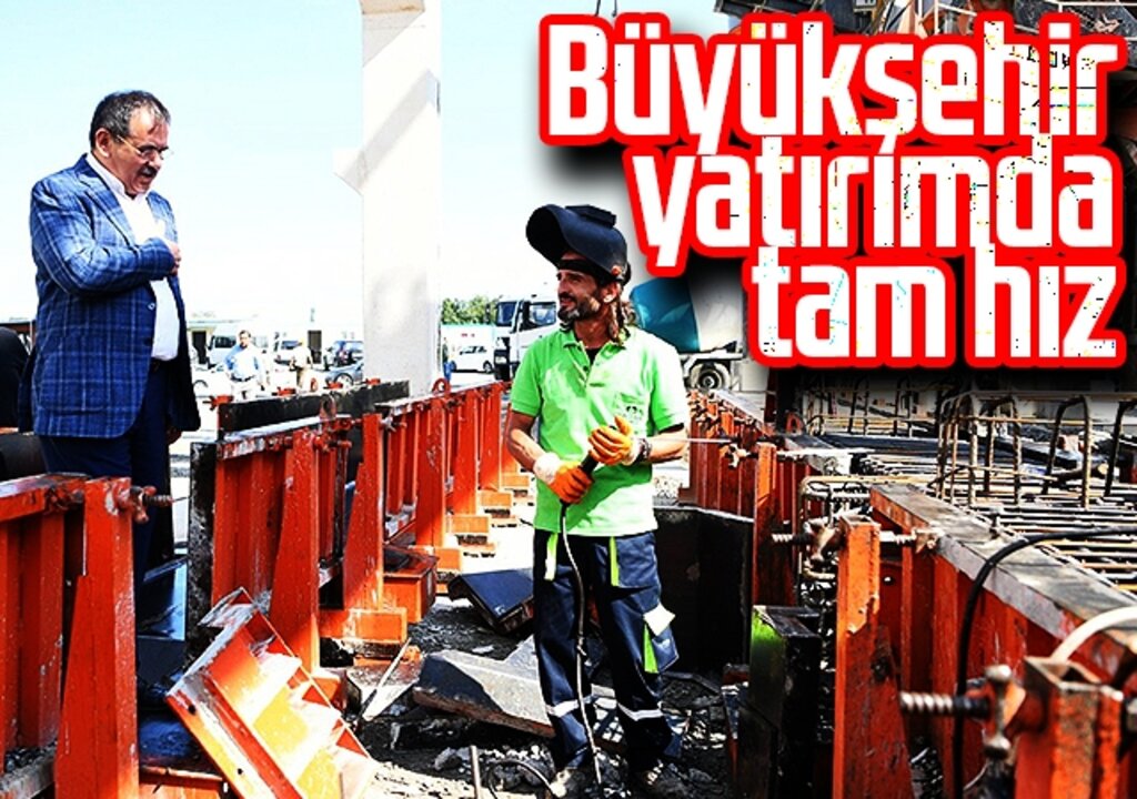 Büyükşehir yatırımda tam hız