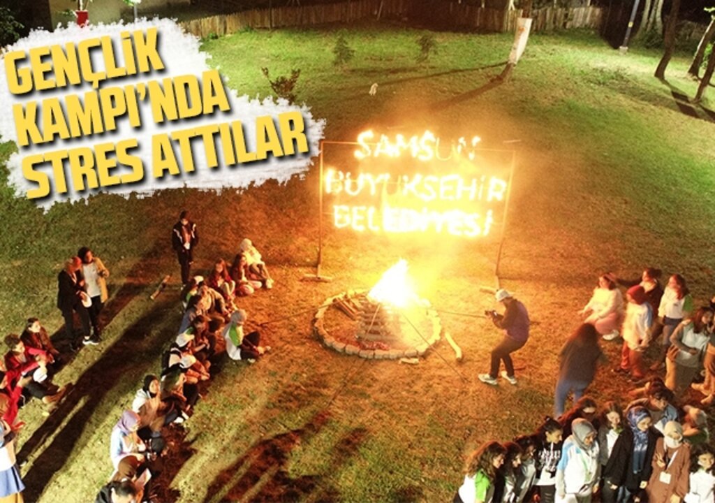 Gençlik Kampı’nda stres attılar