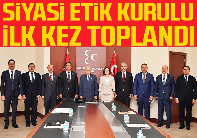 Siyasi Etik Kurulu İlk kez Toplandı.