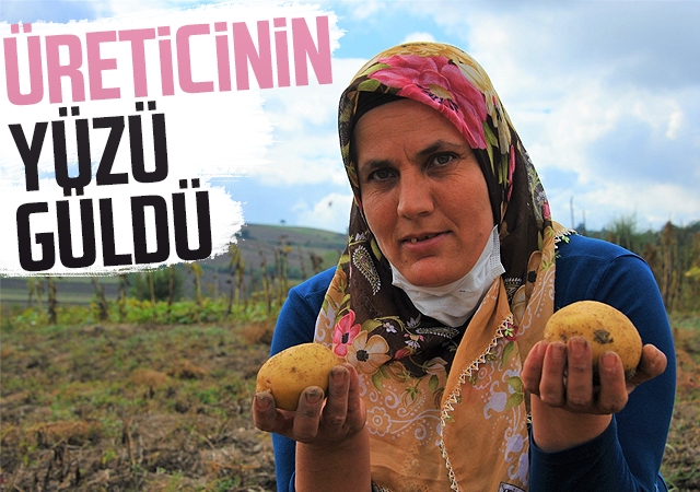 Büyükşehir üreticinin yüzünü güldürdü