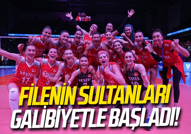 A Milli Kadın Voleybol Takımı, Milletler Ligi'ne İtalya galibiyetiyle başladı