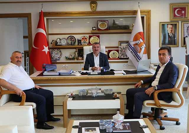 SASKİ Genel Müdürü Yanık’dan Başkan Özdemir’e ziyaret