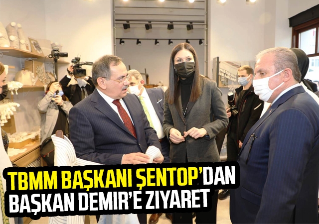 TBMM Başkanı Şentop’ dan Başkan Demir’e ziyaret