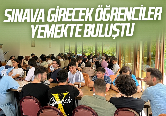 Samsun Salıpazarı'nda Sınava Girecek Öğrenciler Yemekte Buluştu