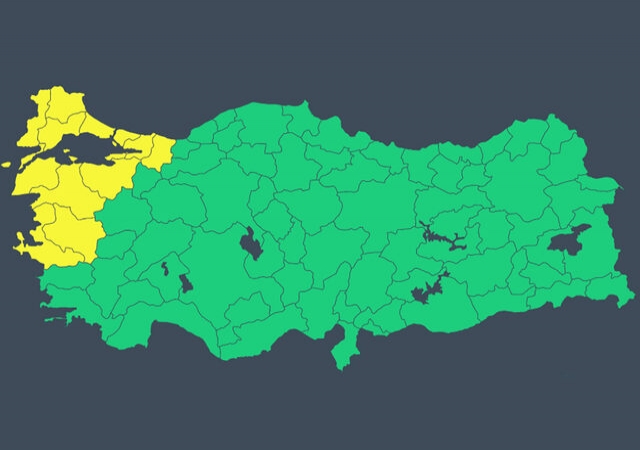 Meteoroloji'den 12 il için sarı uyarı!