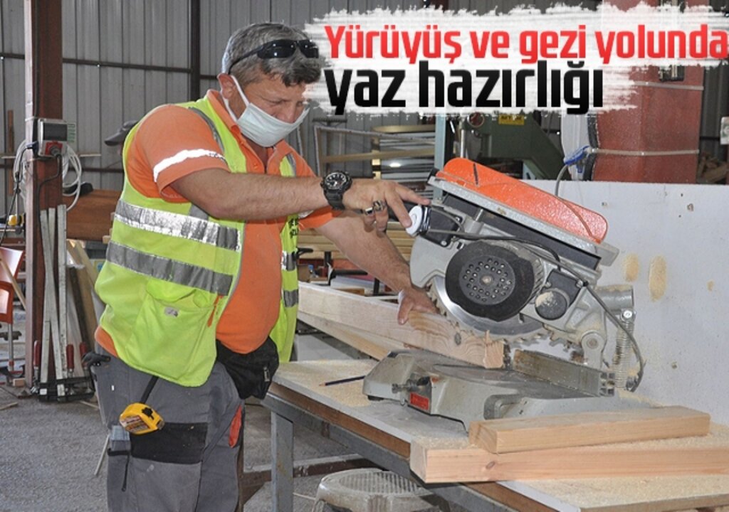 Yürüyüş ve gezi yolunda yaz hazırlığı