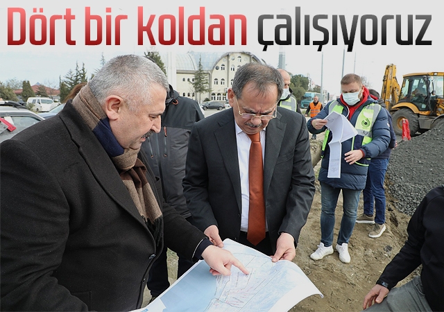Başkan Demir : Dört bir koldan çalışıyoruz