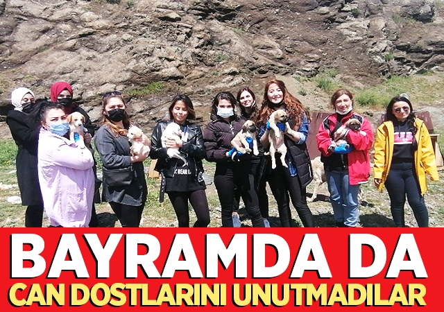 Bayramda Can Dostları Unutmadılar