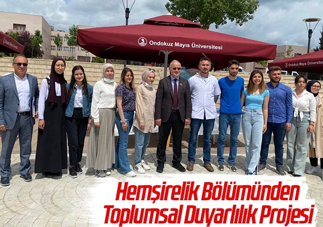 Hemşirelik Bölümünden Toplumsal Duyarlılık Projesi