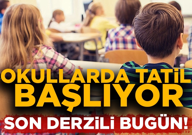 Okullarda ilk ara tatil başlıyor!