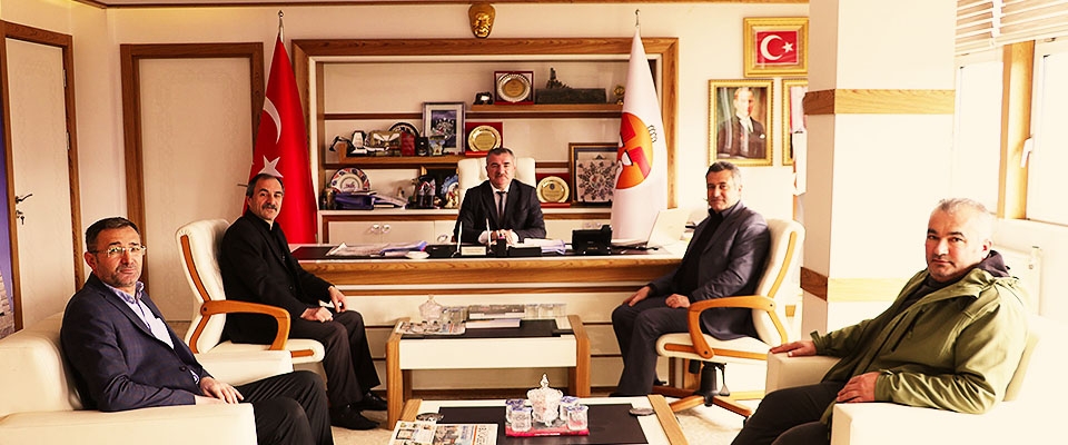 Havza Belediye Başkanı Özdemir’e oda başkanlarından ziyaret