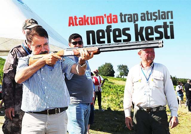 Atakum’da trap atışları nefes kesti