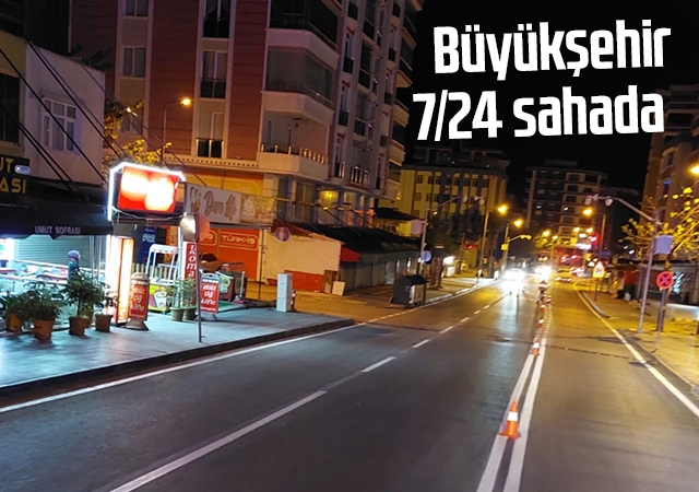 Samsun Büyükşehir 7/24 sahada
