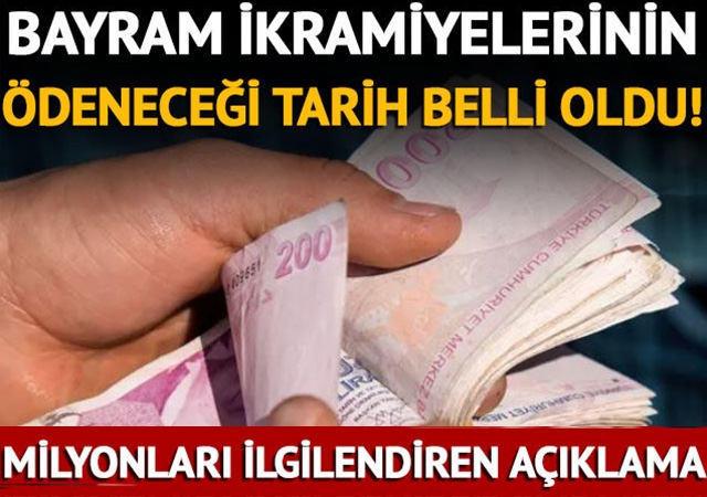 SSK, BAĞ-KUR ve Emekli Sandığı emeklilerinin ikramiye tarihleri belli oldu!