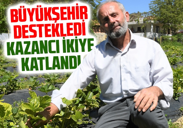 Samsun Büyükşehir destekledi kazancı ikiye katlandı