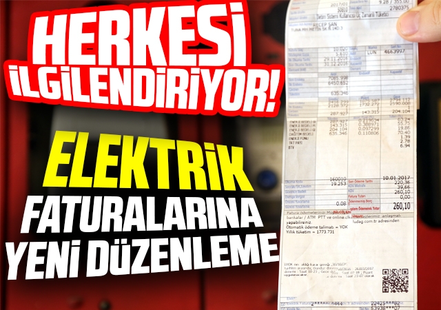 Cumhurbaşkanı Erdoğan elektrik faturalarına yapılan yeni düzenlemeyi duyurdu
